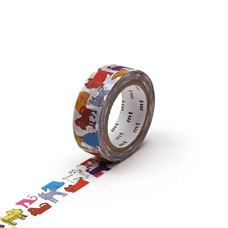 Lisa Larson Colourful Dog 15mm Artist Series Washi Tape by MT Japan