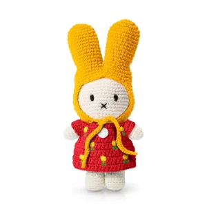 Miffy In Her Red Tulip Dress And Yellow Hat by Miffy Handmade