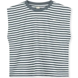 Muscle Tee in Blue Grey / Cream by Gray Label - Last One In Stock - 7-8 Years