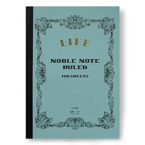 Noble Note Ruled Notebook A4 (21cm x 29.7cm) in Blue by Life Japan