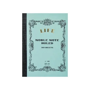 Noble Note Ruled Notebook Mini A7 (10.5cm x 7.4cm) in Blue by Life Japan
