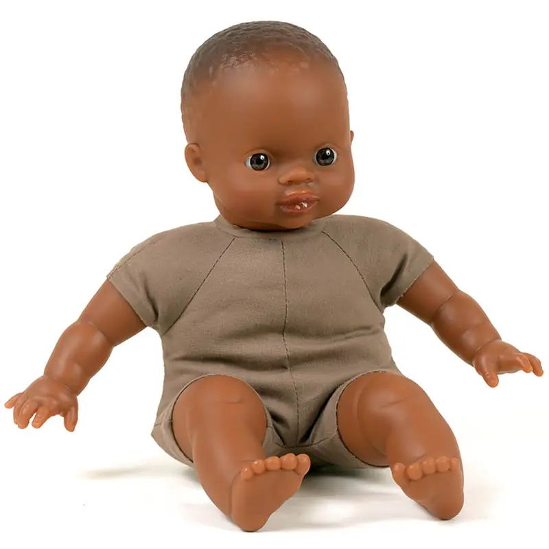 Ondine Soft Bodied Doll (28cm Brown Eyes) by Minikane X Paola Reina