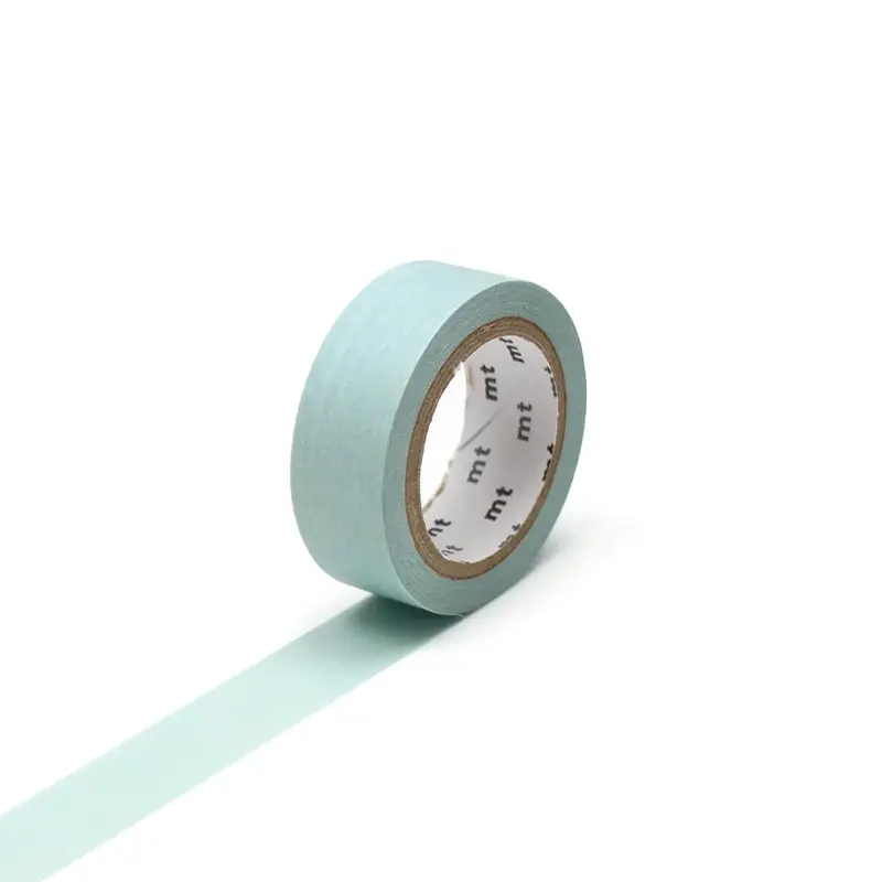Pastel Turquoise 15mm 1P Basic Washi Tape by MT Japan