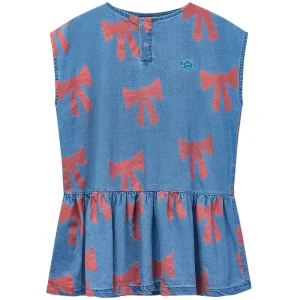 Vela Dress in Twill Denim by Wynken