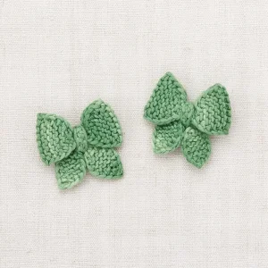 Baby Puff Bow Set in Jadeite by Misha & Puff