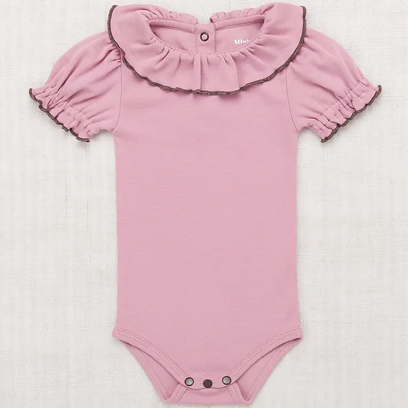 Balloon Sleeve Paloma Onesie in Hazy Lilac by Misha & Puff
