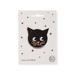 Cat Iron On Patch by Petra Boase