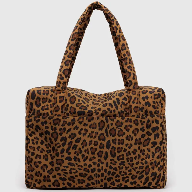 Cloud Carry-On Bag in Leopard by Baggu