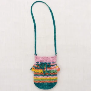 Crochet Joya Shoulder Bag in Spring Mosaic by Misha & Puff