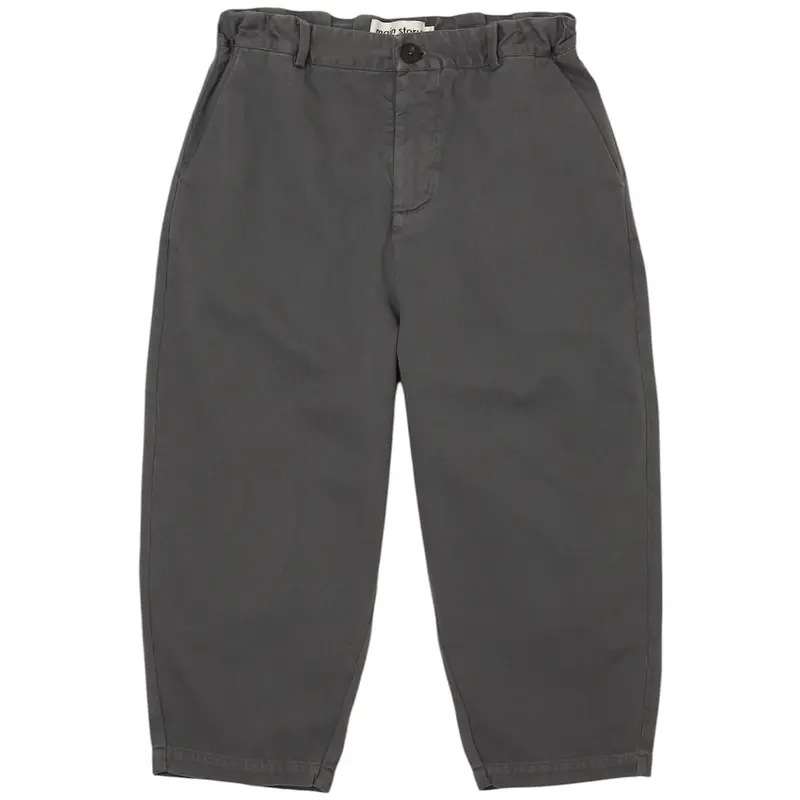 Curved Pant in Iron by Main Story