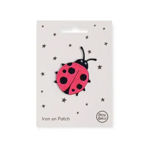 Ladybird Iron On Patch by Petra Boase
