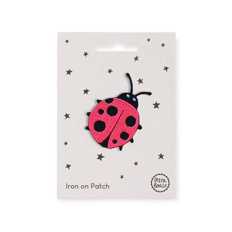 Ladybird Iron On Patch by Petra Boase