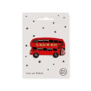 London Bus Iron On Patch by Petra Boase