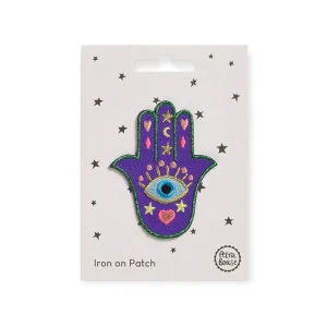 Lucky Hand Iron On Patch by Petra Boase