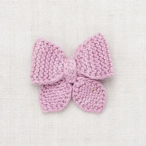 Medium Puff Bow in Hazy Lilac by Misha & Puff