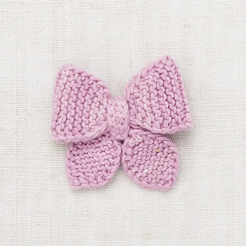 Medium Puff Bow in Hazy Lilac by Misha & Puff