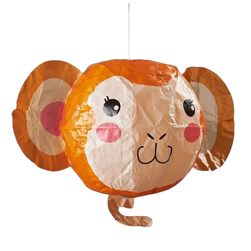 Monkey Japanese Paper Balloon by Petra Boase
