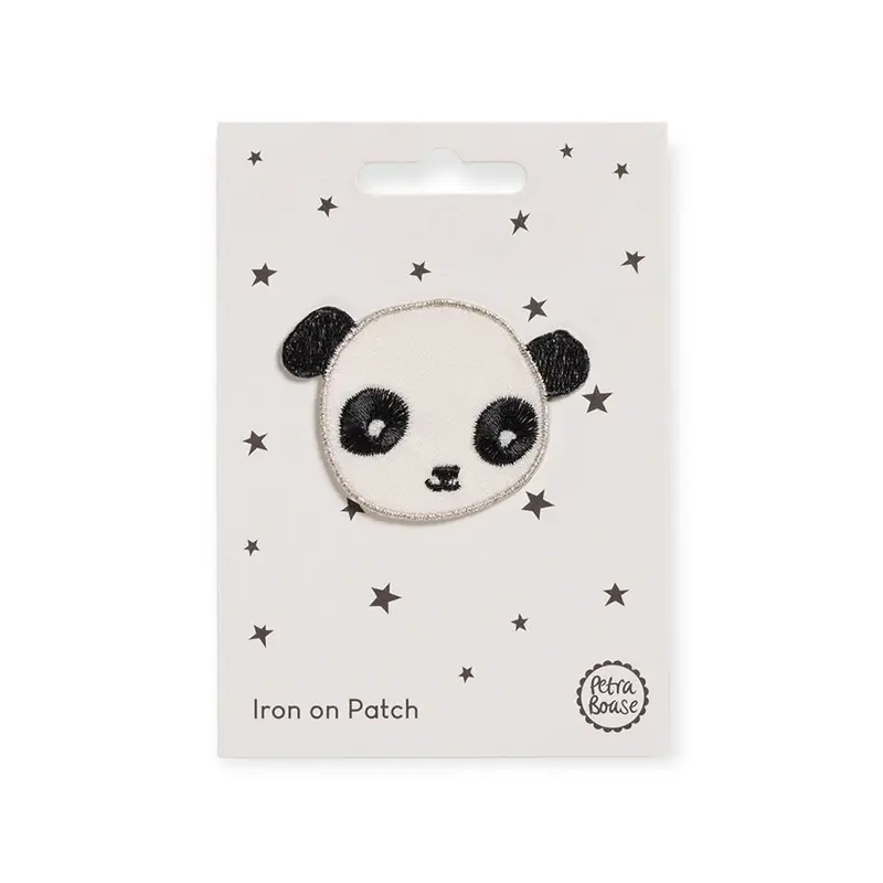 Panda Iron On Patch by Petra Boase