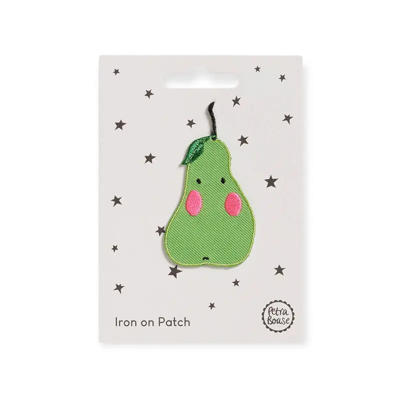 Pear Iron On Patch by Petra Boase