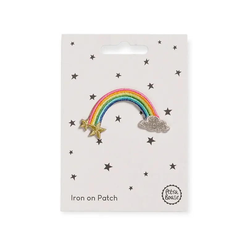 Rainbow Iron On Patch by Petra Boase