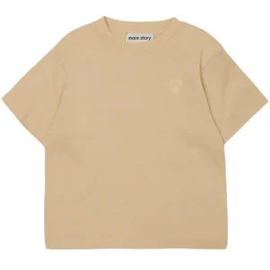 Regular Tee in Bleached Sand Jersey by Main Story