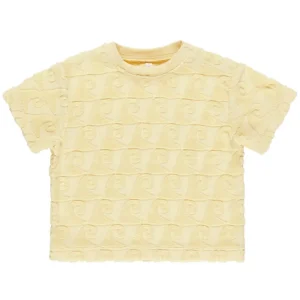 Relaxed Terry Tee in Waves by Rylee & Cru