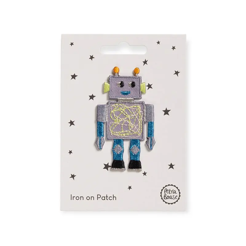 Robot Iron On Patch by Petra Boase