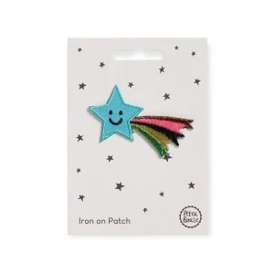 Shooting Star Iron On Patch by Petra Boase