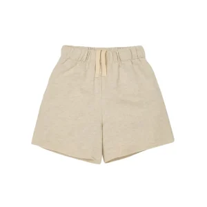 Skate Short in Ecru Melange by Main Story - Last Ones In Stock - 4-6 Years