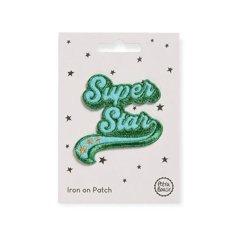 Super Star Iron On Patch by Petra Boase