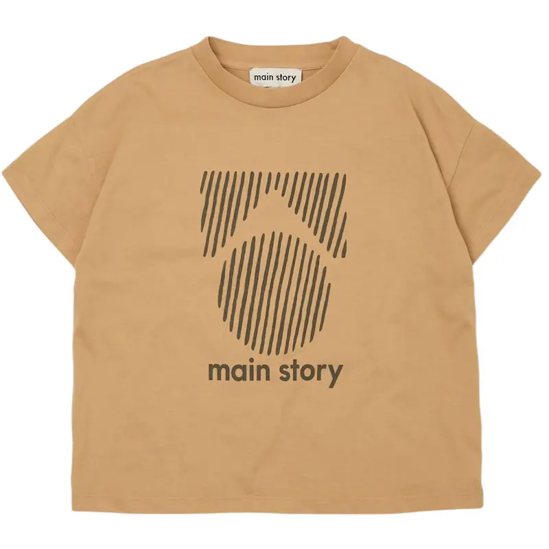 Tee in Latte by Main Story - Last One In Stock - 6 Years
