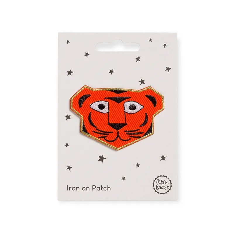 Tiger Iron On Patch by Petra Boase