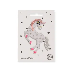Unicorn Stars Iron On Patch by Petra Boase