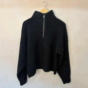 Andre Sweater in Black by Le Bon Shoppe