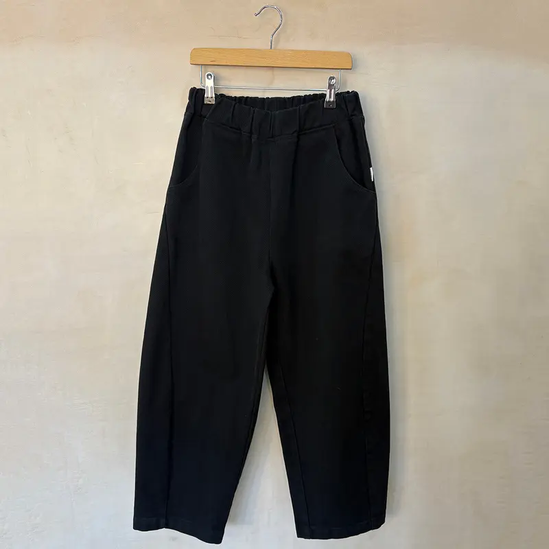 Arc Pants in Black Canvas by Le Bon Shoppe