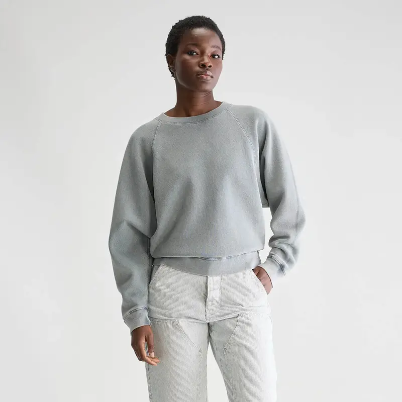 Fella Relaxed Fleece Sweatshirt in Meteorite by Bellerose