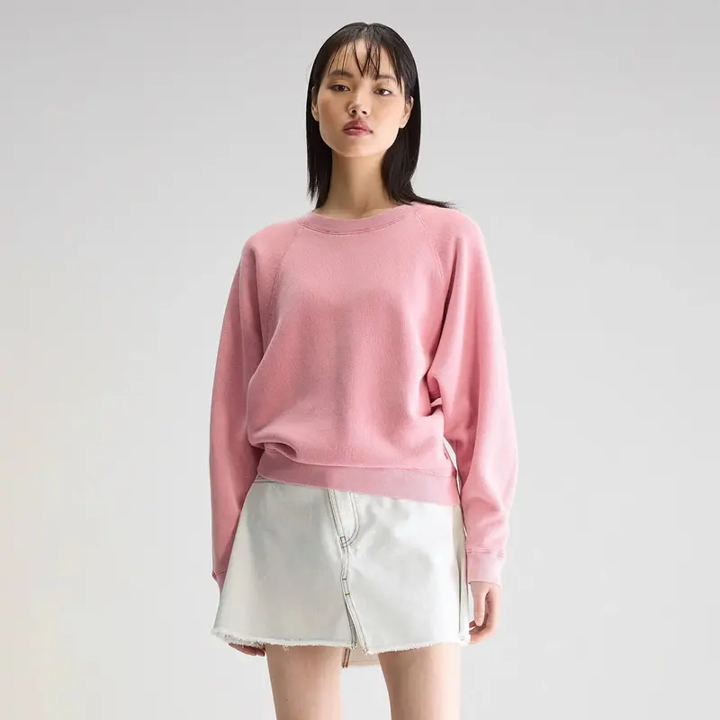 Fella Relaxed Fleece Sweatshirt in Pink Lady by Bellerose