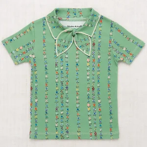 Junior Scout Tee in Jadeite Little Botanica by Misha & Puff