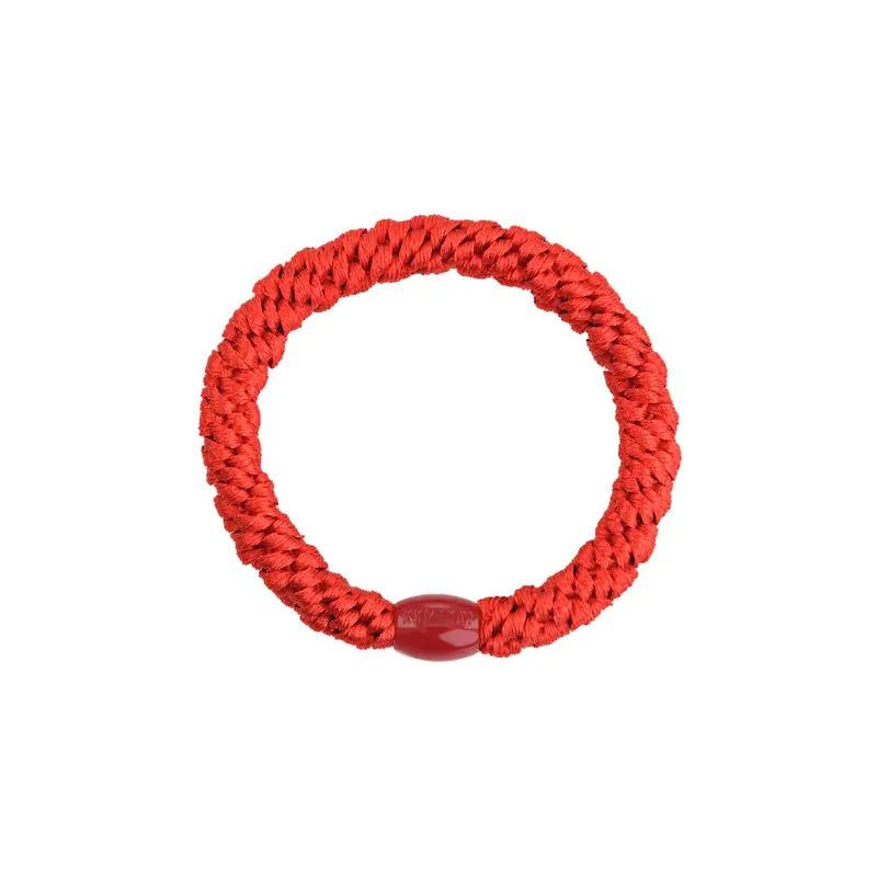Kknekki Snag Free Hair Band in Clear Red by Bon Dep