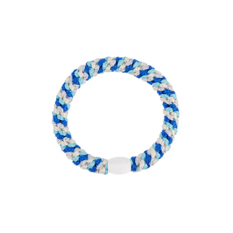 Kknekki Snag Free Hair Band in Electric Blue / Turquoise by Bon Dep