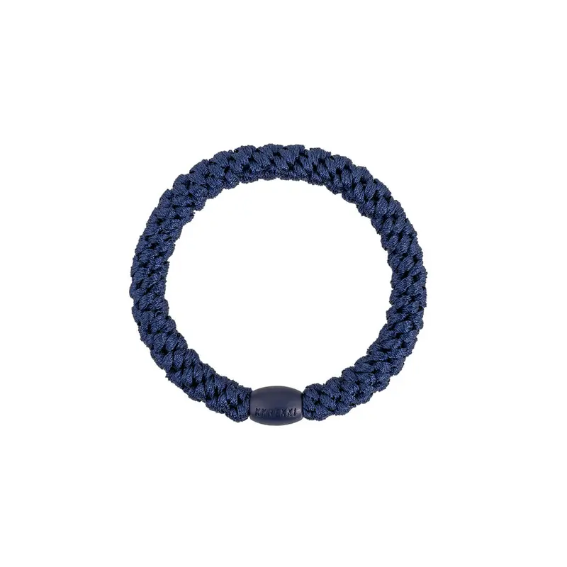 Kknekki Snag Free Hair Band in Navy by Bon Dep
