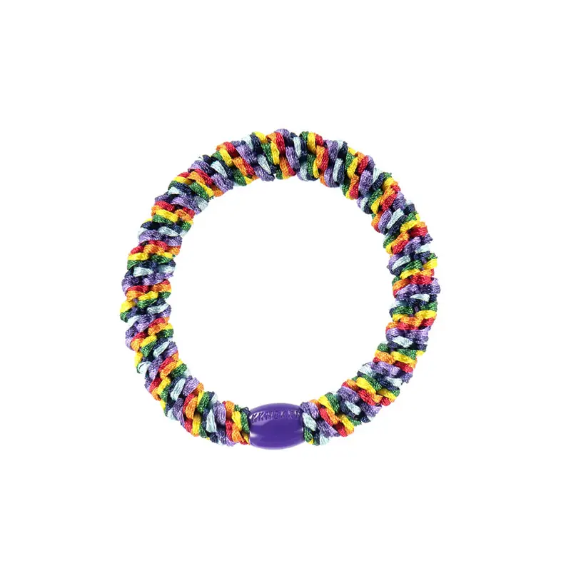 Kknekki Snag Free Hair Band in Rainbow by Bon Dep