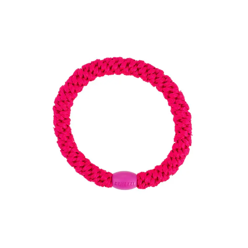 Kknekki Snag Free Hair Band in Strong Pink by Bon Dep