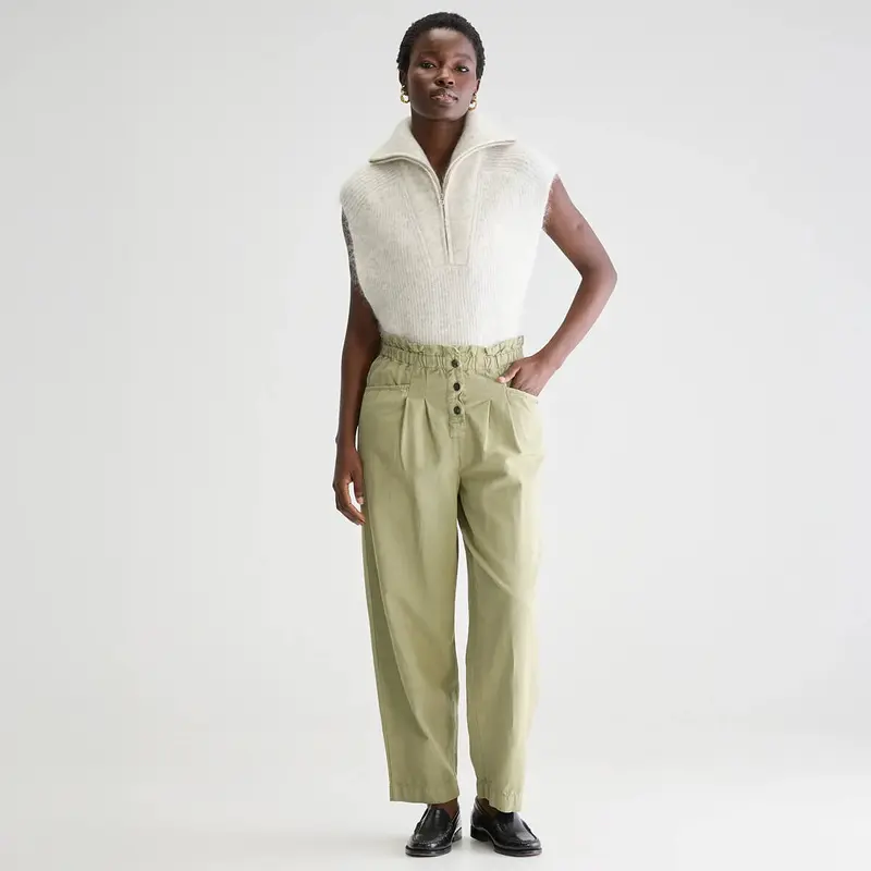 Lilow Paperbag Trousers in Sauge by Bellerose