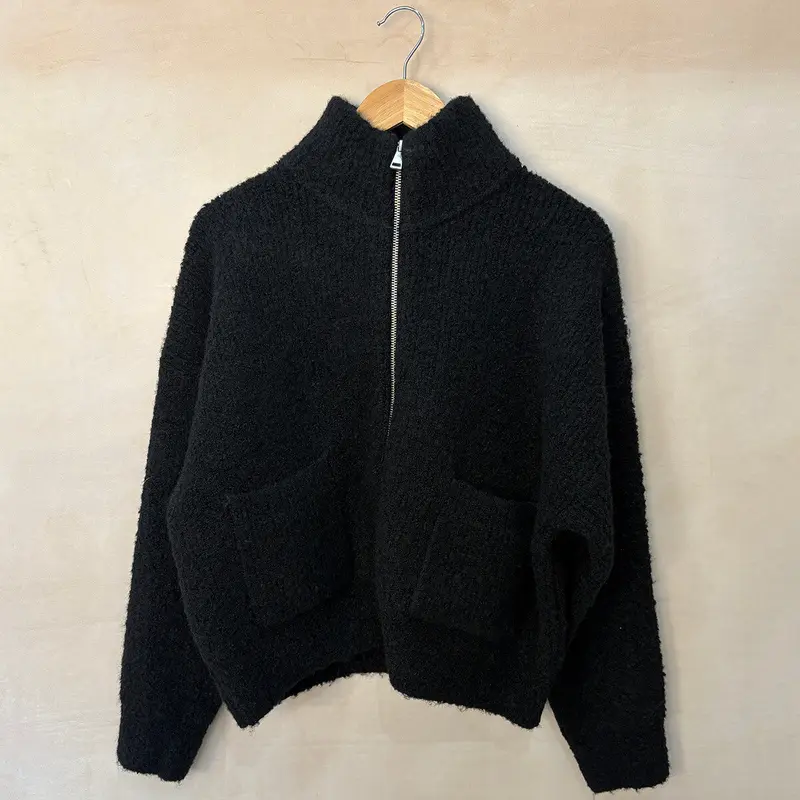 Louie Jacket in Black by Le Bon Shoppe