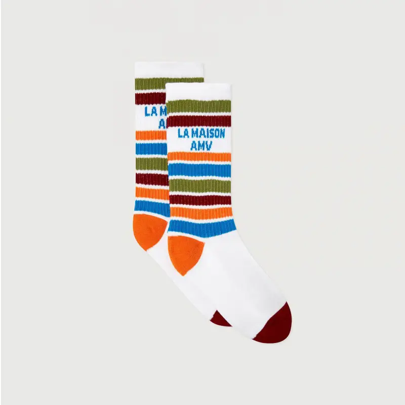 Lypow Socks in Multi Stripe by American Vintage