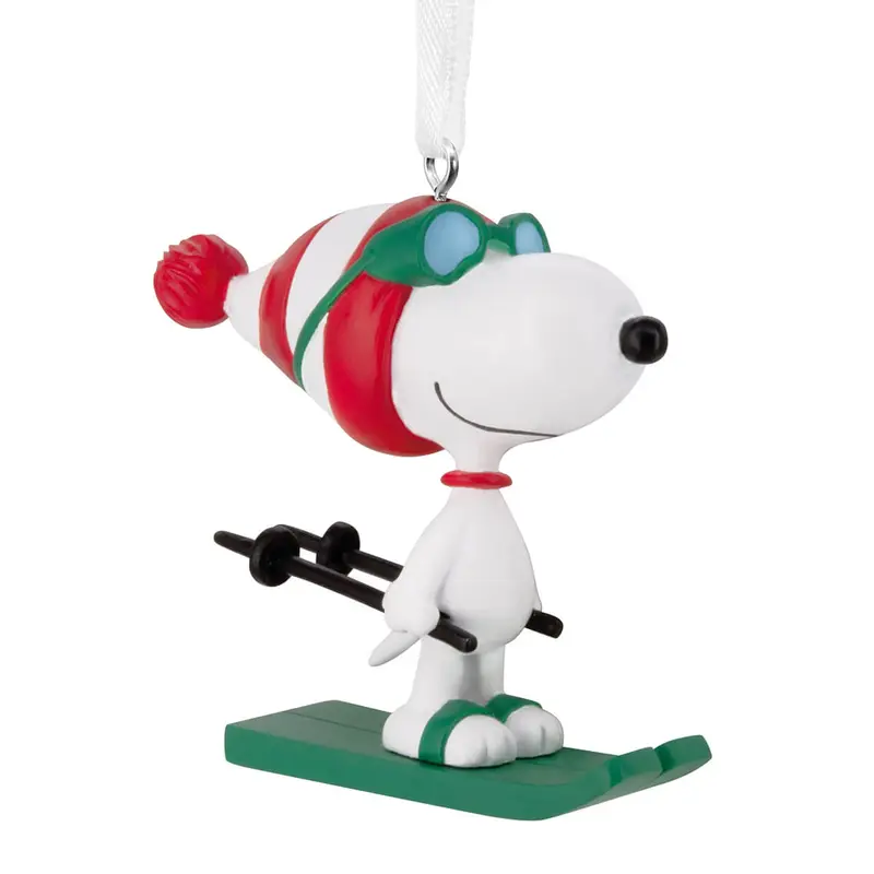 Peanuts Snoopy Skiing Collectable Ornament by Hallmark