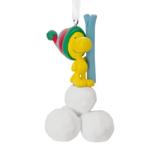 Peanuts Woodstock With Snowballs Collectable Ornament by Hallmark