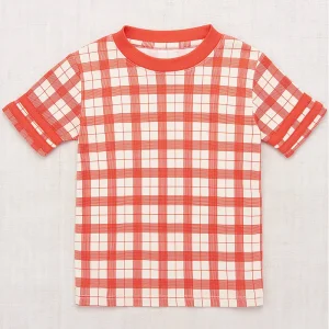 Rec Tee in Tomato Piazza by Misha & Puff