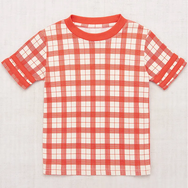 Rec Tee in Tomato Piazza by Misha & Puff